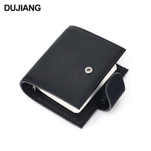 กระเป๋าใส่บัตรหนังแท้ Dujiang สีดำอเนกประสงค์ พร้อมที่ใส่ปากกา รุ่นสปริง 2024 - Product Image 5