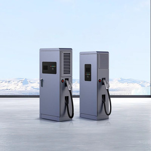 30KW ชาร์จเร็ว DC กองรถยนต์ไฟฟ้า DC EV สถานีชาร์จที่มีหน้าจอ LCD สำหรับการค้าและอุตสาหกรรม - Product Image 1