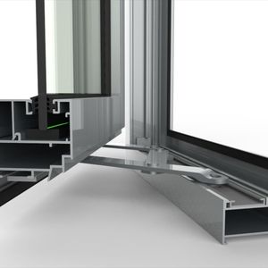 Perfil de Aluminio CNW con Acabado de Fábrica y Recubrimiento en Polvo para Sistemas de Muros Cortina en Edificios Residenciales y Comerciales - Product Image 1