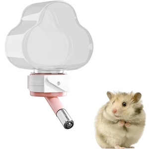 80ml Bulut Şeklinde Küçük Evcil Hayvanlar Hamster Sızdırmaz Kafes Asılı Su Besleme Şişesi Çeşmesi - Product Image 1