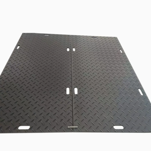 Tapis de protection du sol robuste ZSPE 4x8 en HDPE avec découpe et traitement personnalisables pour tapis de route temporaires - Product Image 1