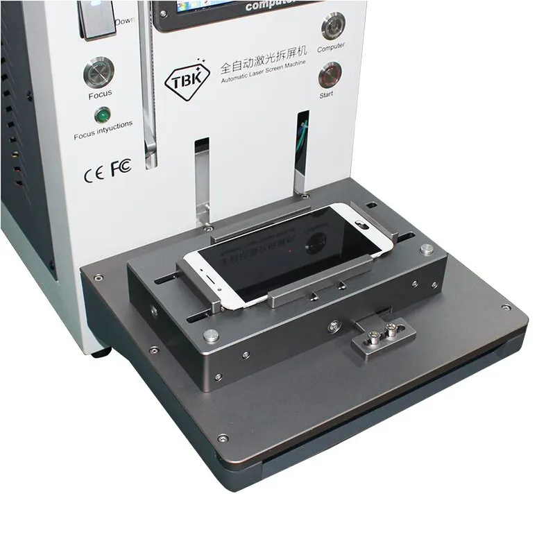 Factory Price Best Selling Latest TBK-958B Automatic Laser Marking Separator Machine for iPhone Back Glass Remover Separating