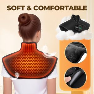 Almohadilla Térmica Recargable por USB para Cuello y Hombros, Compresa Caliente Inalámbrica para Hombros - Product Image 5