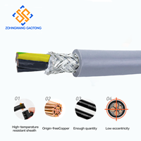 Câble de commande et d'alimentation flexible YSLY 0,6/1 kV en cuivre toronné isolé XLPE, gaine PVC, 18 AWG, pour câblage de machines et chemins de câbles intérieurs
