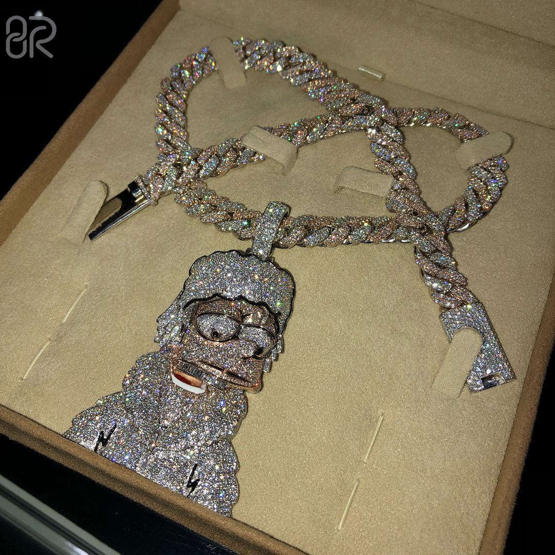 3inches Moissanite+S925