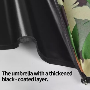 Modern <b>Windproof</b> Waterproof Custom Straight Foldable Helmet <b>Umbrella</b> Full-Coverage Design Manual Operation for Business Gifts - Product Image 6