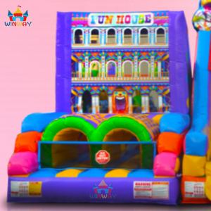 Casa de Juegos Inflable de 30 pies con Diseño Nuevo, Pista de Obstáculos con Color Personalizado y Garantía de 3 Años para Alquiler en Fiestas - Product Image 3