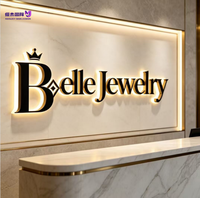 Lettres en relief 3D personnalisées en acier inoxydable épais avec éclairage LED acrylique, étanches IP65, pour mariages, bars, extérieur et usage commercial