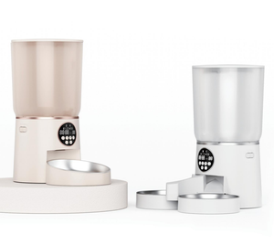 Pemberi makan hewan peliharaan pintar baru mangkuk makanan anjing kucing otomatis bulat kecil dengan kontrol WiFi - Product Image 4