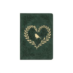 Carnet de dessin A5 à couverture rigide, design élégant, portable, série créative fleurs et oiseaux, best-seller international - Product Image 5