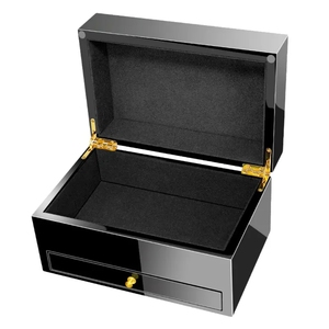 Caja de Regalo Rectangular de Madera Personalizada de Fábrica, Tipo Concha, para Cuidado de la Piel, Belleza Médica, Pintada a Mano, de Lujo, DSP1012 - Product Image 1