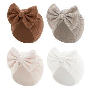 หมวกเด็กแรกเกิด ฤดูใบไม้ผลิและฤดูใบไม้ร่วง ขายดี รุ่นใหม่ แฟชั่น สีพื้น ลายรวงข้าว ผีเสื้อ ผ้าฝ้ายอินเดีย ระบายอากาศได้ดี - Product Image 6