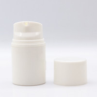 Botella de crema con bomba sin aire de plástico PP blanco de 100 ml, envase cosmético de 100 ml, 30 ml, 50 ml, 80 ml, 120 ml, 150 ml, botella de champú al vacío