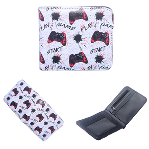 Portafoglio da <span class=keywords><strong>ragazzo</strong></span>, divertente in pelle a doppia piega zero, finestra per carte d'identità adatta per adolescenti, uomini e giovani uomini come regali - Product Image 2
