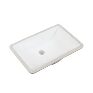 Lavabo de Baño Empotrado de Cerámica, Diseño Simple, Ovalado o Cuadrado, Material de Porcelana para Uso Doméstico o Hotelero - Product Image 1