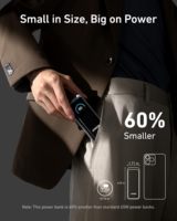 Anker Prime Power Bank, batterie 9,600mAh avec sortie 65W, prise AC intégrée, prend en charge PD 3.0 et PPS (renouvelée)