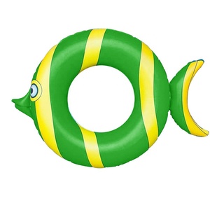 Palla Gonfiabile in PVC Verde a Forma di Pesciolino di Alta Qualità, 33cm, Capacità 20kg+, per Giochi d'Acqua per Adulti/Bambini - Product Image 1