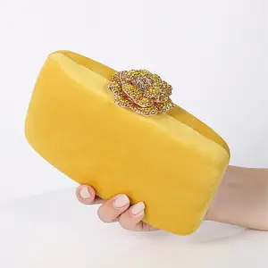 Bolso de mano brillante para mujer, Cartera de noche de fiesta, de terciopelo, PARA CENA, cruzado, para boda, 2021