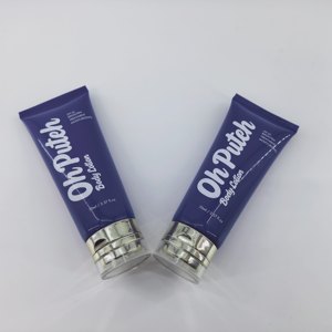 Vente flash : tube cosmétique souple en plastique de 70 ml et 100 ml, diamètre 40 mm, pour lotion corporelle, avec bouchon double à clapet doré en acrylique - Product Image 4