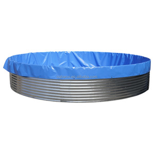 Tanque de Cría de Peces de Alta Resistencia, Lona de PVC, Sistema RAS, Acero Galvanizado, Certificado CE, Acuicultura al Aire Libre, Color Personalizado BANCY - Product Image 3