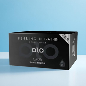 OLO Ultra-Dünne Feuchtigkeitsspendende Kondome Gott-ähnliche & Göttinnen-ähnliche Luftdünne Kondome Sexuelle Wellness-Produkte Großhandel - Product Image 1
