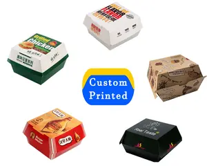 Naiya Hot Koop Top Kwaliteit Papier Karton Burger Box