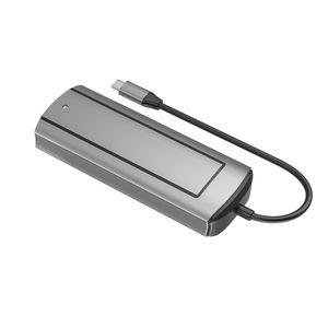 محول TUTI للقرص الصلب USB C مع محور <span class=keywords><strong>M</strong></span>.2 NVME ومحول <span class=keywords><strong>M</strong></span>.2 SATA SSD وقارئ بطاقات SD خارجي ومحطة إرساء - Product Image 2