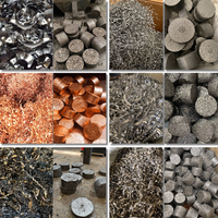 Presse à briquettes hydraulique réglable pour copeaux de métal, pour la fabrication de briquettes de cuivre et d'aluminium