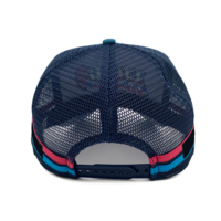 Vente en gros de haut profil 5 Panel Country Trucker Cap Custom Company Team Advertising Embroidery Logo Snapback Cap Trucker Hat