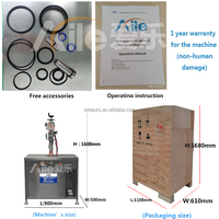 Machine à sertir les bombes aérosols semi-automatique pneumatique avec une précision de ±1 % pour les désodorisants/écrans solaires/sprays désinfectants