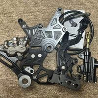 Kit de support de frein à double étrier renforcé CNC pour moto Light Bee, placement arrière, nouveau, argent, Chine