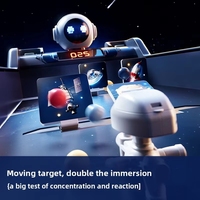 Machine de flipper électronique, jeu de tir spatial avec tableau de scores LED, mini-arcade rechargeable, jouet pour enfants, entraînement de la coordination œil-main