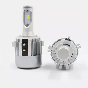 Ampoules de phare LED H7 pour voiture 6000K Super lumineuses 80W 9600lm pour Vw Golf GTI Blanc H7 Phare LED Antibrouillard pour printemps - Product Image 2