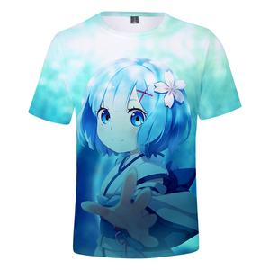 Nuovi disegni all'ingrosso vendita calda maglietta in <span class=keywords><strong>stile</strong></span> <span class=keywords><strong>giapponese</strong></span> fornitore di magliette Anime stampate in 3d da donna - Product Image 6