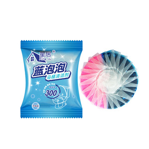 Blue <b>Bubble</b> Pink And Blue Toilet <b>Cleaner</b> Sheets Disposable Automatic Cleaning With Rose Scent Factory Direct - Product Image 3