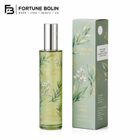 Spray d'ambiance de luxe personnalisé 100 ml, écologique, à la lavande, pour la maison ou la voiture, spray d'ambiance à étiquette privée