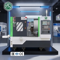 Torno CNC de Cama Inclinada de Alta Precisión y Durabilidad CK46B, Precisión de 0.005 mm, Sistemas Opcionales GSK/SYNTEC/FANUC para Precisión