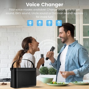 Altavoz Profesional Inalámbrico Portátil para Fiestas al Aire Libre con <span class=keywords><strong>2</strong></span> Micrófonos, V5.3, Karaoke, OEM, ODM, Venta al Por Mayor de Fábrica 2026 - Product Image 3