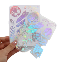 Autocollants adhésifs 3D holographiques en PET pour mascara - Échantillons et conception gratuits - Étiquettes personnalisées avec logo de marque