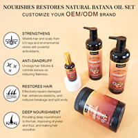 Set Produk Perawatan Rambut Salon Label Pribadi, Menutrisi, Menghaluskan, Shampoo Herbal Organik Anti-Frizz, Vegan, Bebas Silikon