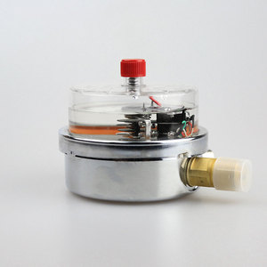 YNXC100 Shock Resistant Electrical Contact Pressure <b>Gauge</b> 100mm DN15 M20x1.5 1.6 Accuracy Customizable - Product Image 1