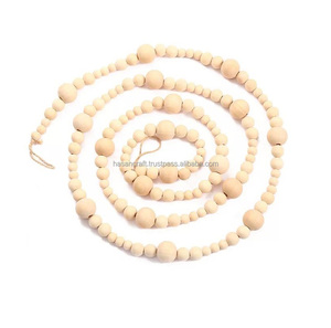 ลูกปัดไม้เครื่องประดับลูกปัดไม้โซ่บ้านตกแต่งลูกปัดโซ่ร้อนขายผลิตภัณฑ์ซูเปอร์มาร์เก็ตผลิตภัณฑ์ - Product Image 1