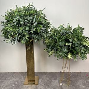 Décoration <span class=keywords><strong>de</strong></span> <span class=keywords><strong>table</strong></span> <span class=keywords><strong>de</strong></span> réception <span class=keywords><strong>de</strong></span> <span class=keywords><strong>mariage</strong></span> 80 cm, <span class=keywords><strong>centre</strong></span> <span class=keywords><strong>de</strong></span> <span class=keywords><strong>table</strong></span> <span class=keywords><strong>de</strong></span> <span class=keywords><strong>mariage</strong></span> feuilles vertes, boule <span class=keywords><strong>de</strong></span> fleurs vertes personnalisée - Product Image 1