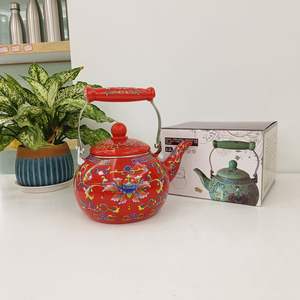 BOYANG nuovo arrivo <span class=keywords><strong>teiera</strong></span> 2.5L manico in ceramica generale bollitore <span class=keywords><strong>da</strong></span> tè smaltato per <span class=keywords><strong>fornello</strong></span> a induzione con colino <span class=keywords><strong>da</strong></span> tè - Product Image 5