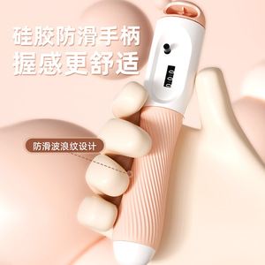 Corde à sauter en bambou personnalisée pour enfants, longueur réglable 2,8 m, matériau ABS, équipement de fitness pour enfants - Product Image 1