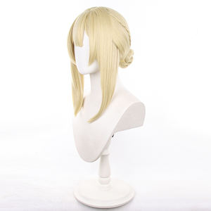 วิกผมคอสเพลย์ไวโอเล็ต เอเวอร์การ์เดน แบบมวยผมคู่ สีทอง ขนาด 45 ซม. จาก Ainizi Wholesale - Product Image 3