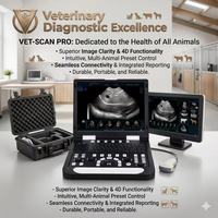 Échographe vétérinaire professionnel de premier ordre, scanner B à double sonde, compatible avec les porcs, les moutons, les bovins, pour une utilisation sur le terrain et en ferme