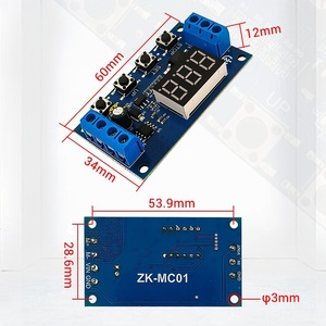 Controlador de Motor de CC ZK-MC01 24V 50W, Módulo de Ciclo de Tiempo de Avance y Retroceso para Motor con Escobillas - Product Image 1