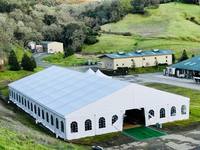 Tente de réception de mariage gonflable transparente géante, tentes de réception à vendre