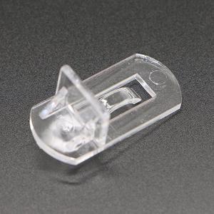 Transparent <b>Plastic</b> <b>Shelf</b> Brackets with Glass Supports Movable Furniture Partition Pins for Wooden Board & Wardrobe Cabinets - Product Image 1